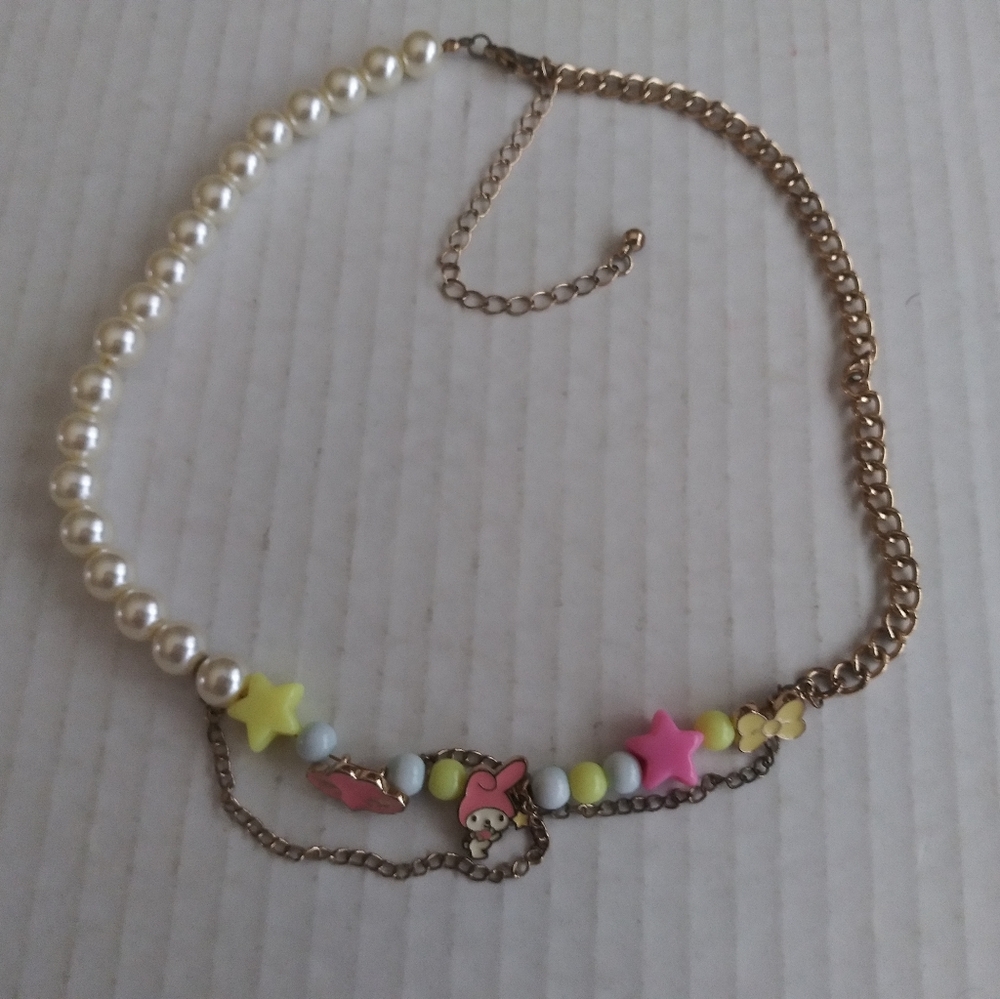 My Melody Pearl Chain Necklace - Original Sanrio